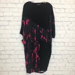 NWT Ozai N Ku Black Jersey Dress Size 1 S/M